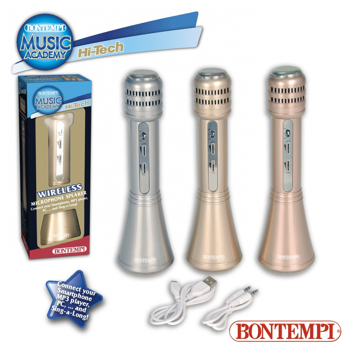 Bontempi Star bezprzewodowy mikrofon karaoke * - Thumbnail 1