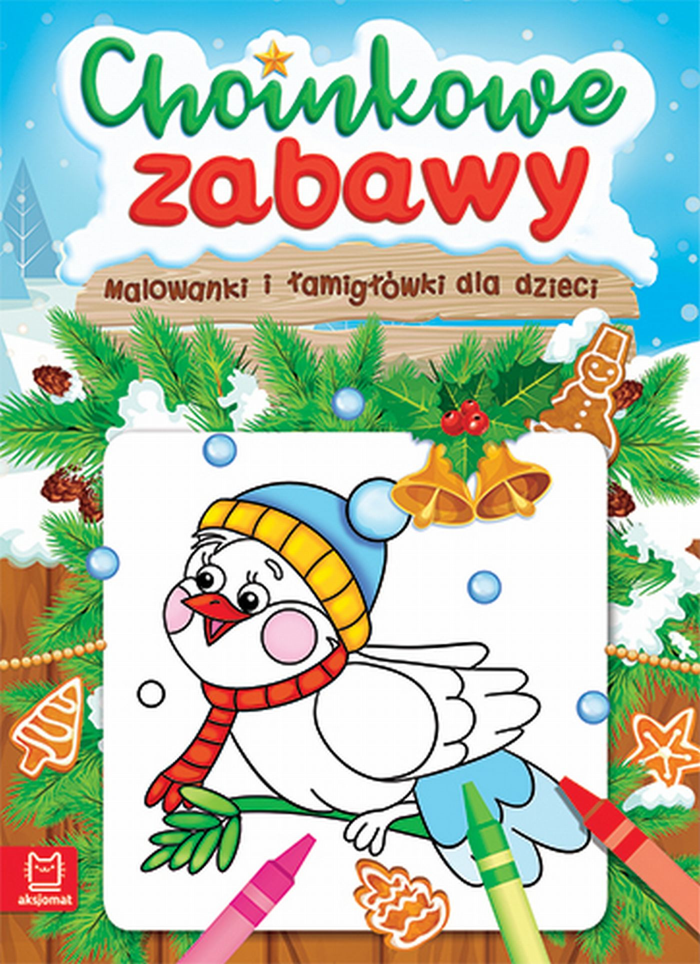 Choinkowe zabawy. Malowanki i łamigłówki dla dzieci - Thumbnail 1