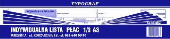 Indywidualna lista płac 1/3 A-3 (s)