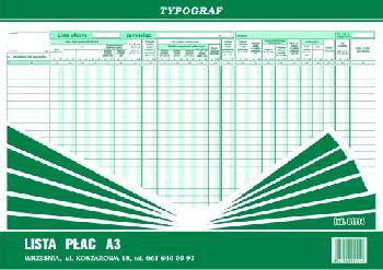 Lista płac A-3 (s) - Thumbnail 1
