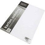 Papier ozdobny (wizytówkowy) Kora biały 20szt/op. 230g/m - Thumbnail 1