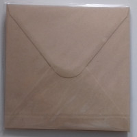 Koperta 160x160 Nature ciemnobeżowy 120g op.10 szt